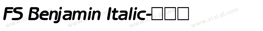 FS Benjamin Italic字体转换 FS Benjamin Italic字体转换